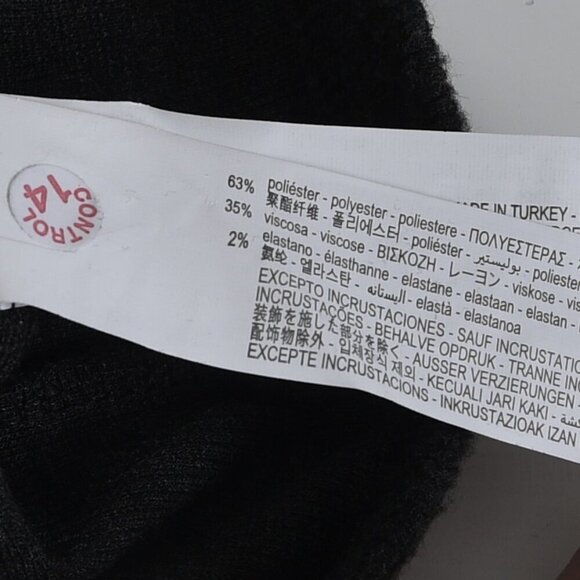 NWT Zara Soft Feel Pearl Sweater Gray Size Medium - Picture 10 of 10